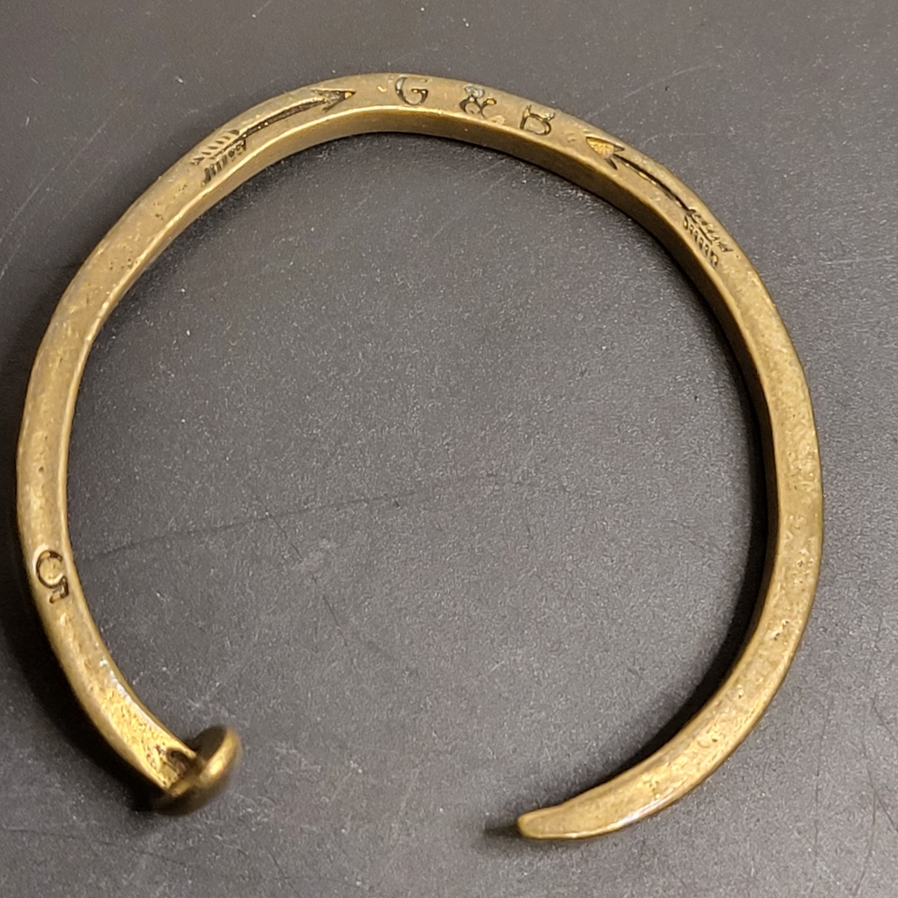 Giles & Brothers Railroad Spike Bracelet  Cuff